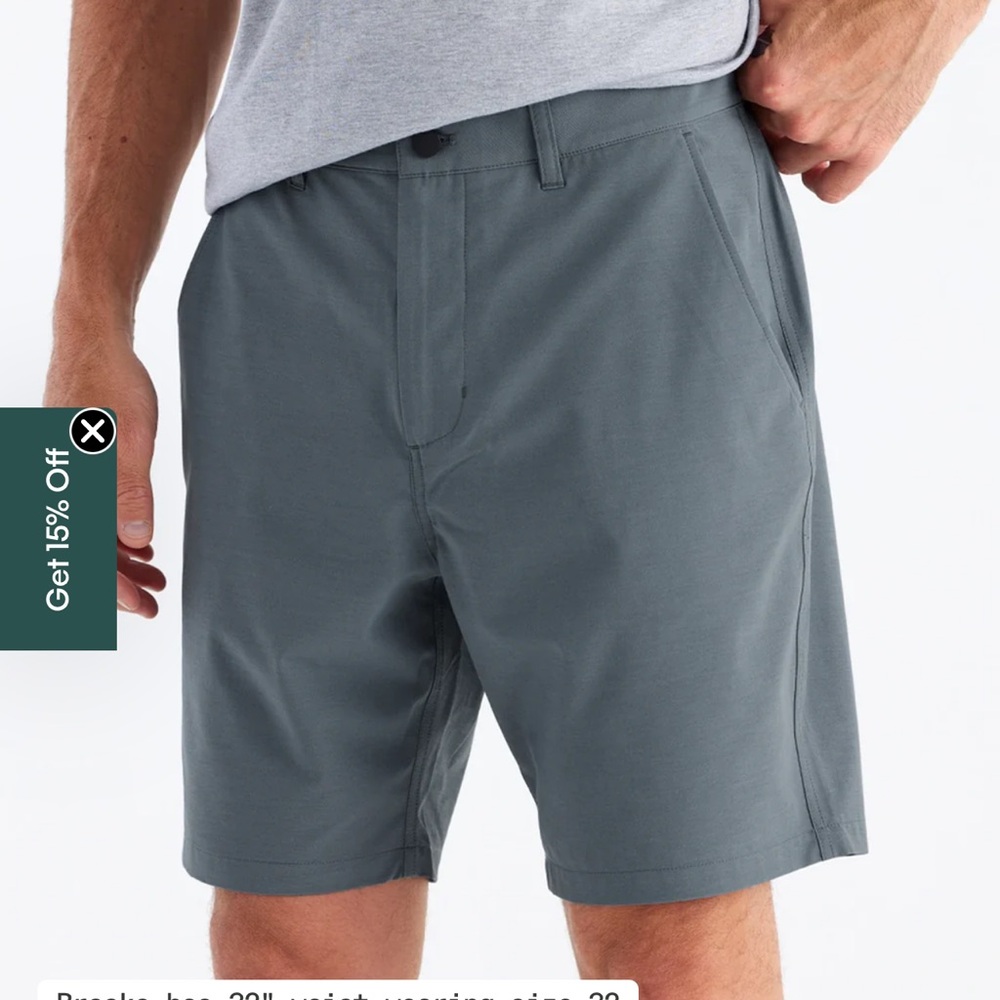 Men's Free Fly Tradewind shorts size 34 in Slate Blue (unavailable on website)